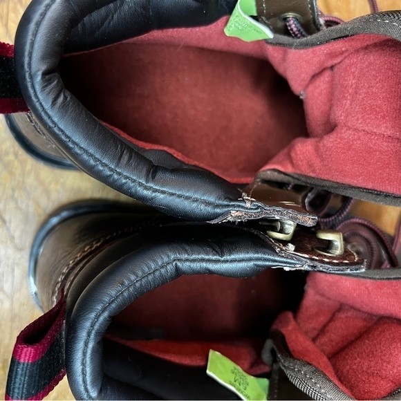 Schmidt Women’s Leather lace up steel toe safety boots size 6M - Picture 12 of 14